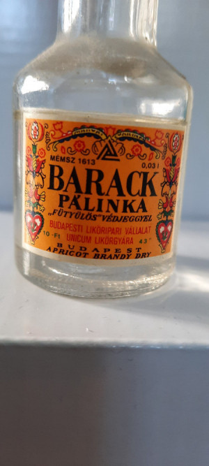 Barack Pálinka MINI brandy Kolekcjonerska-30ml