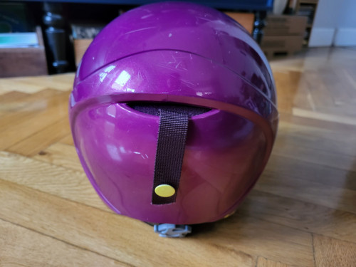 Kask dziecięcy Wed'ze H400 Jr purple 48-52cm  Stan BDB