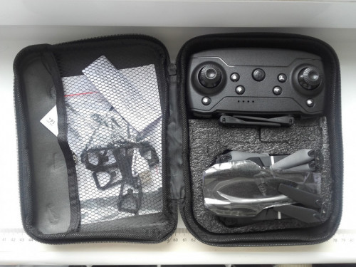 Dron składany E99pro, z 2xkamerą i podglądem na smartfonie FPV, 02