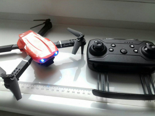 Dron składany E99pro, z 2xkamerą i podglądem na smartfonie FPV, kolor