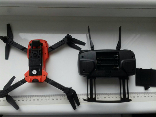 Dron składany E99pro, z 2xkamerą i podglądem na smartfonie FPV, kolor