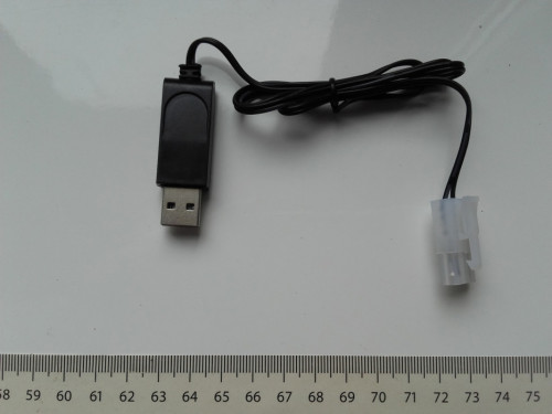 Ładowarka KET USB do akumulatorów 8,4V 250mA, wtyczka KET-2P, ni-cd Ni
