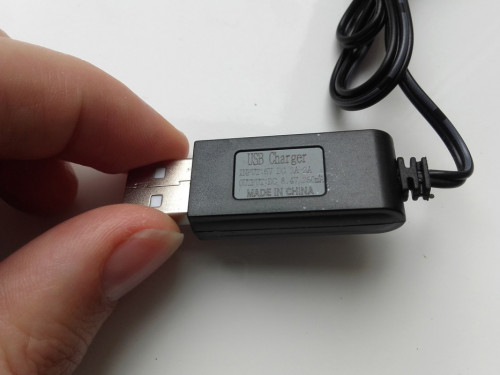 Ładowarka KET USB do akumulatorów 8,4V 250mA, wtyczka KET-2P, ni-cd Ni