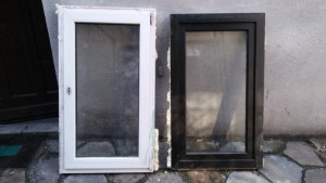 Okna ścienne Okna używane okna z demontażu okna z odzysku Śląsk Knurów