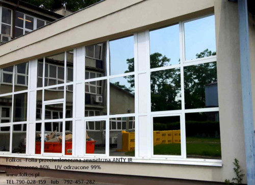 Folie przeciwsłoneczne zewnętrzne Pruszków -Oklejamy okna folią Folkos