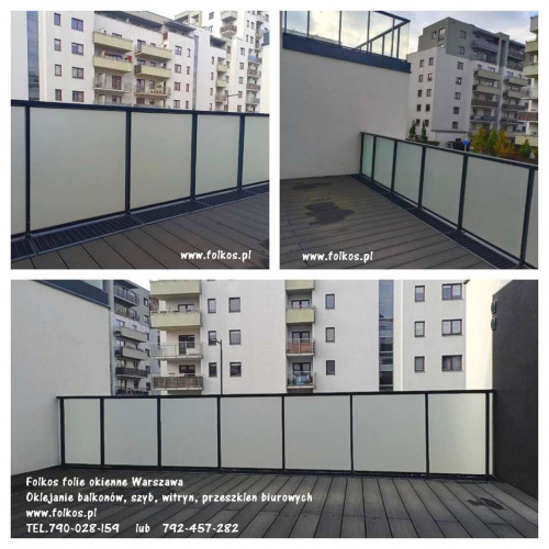 Folie na balkony Warszawa Wola, Odolany -Oklejamy balkony Warszawa