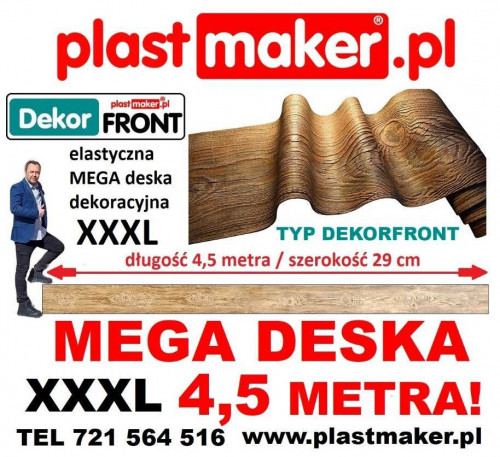 NOWOŚĆ - Elastyczna luksusowa elastyczna deska MEGA FORMAT