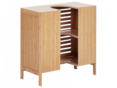 Szafka pod umywalkę Drewno bambusowe 60 cm Jasnobrązowy