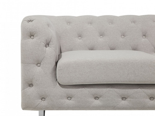Sofa Jasnobeżowa dla 3 osób