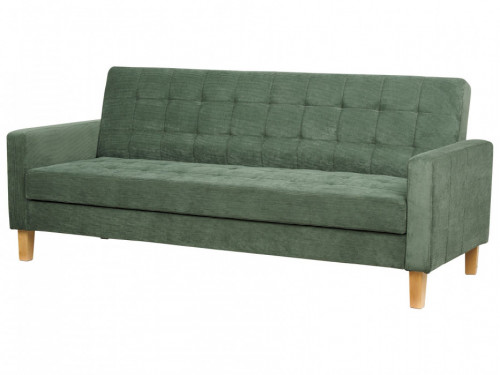 Sofa rozkładana Ciemnozielony dla 3 osób