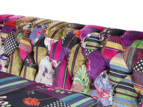 Sofa Fioletowa dla 3 osób