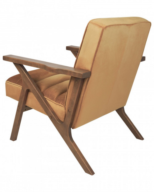Tapicerowany retro fotel