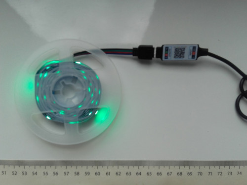 Taśma LED USB, 3m, RGB, 5V, SMD 5050, BT, Aplikacja, 300cm