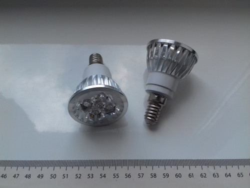 Żarówka LED 4Wat E14 230V światło skupione punktowe, bez ściemniania,