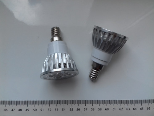 Żarówka LED 4Wat E14 230V światło skupione punktowe, bez ściemniania,