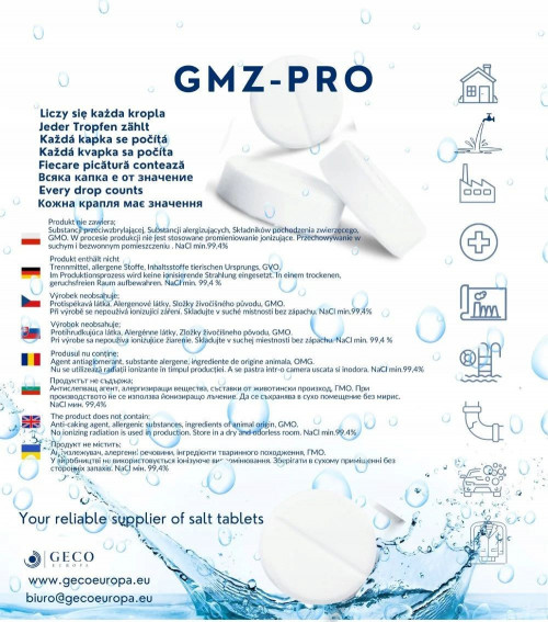 Tabletki do zmiękczania wody
