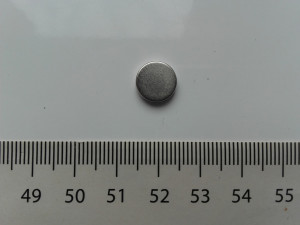 Magnes neodymowy okrągły, 10mm x 2mm mocny NOWY N45 V2