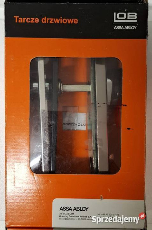 Okucie Klamkowe - Tacza-Gałko Klamka MR01-90MM CHROM LOB ASSA ABLOY