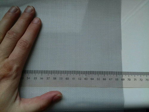 Siatka okienna przeciw komarom, przeciwkurzowa, 1mmx1mm, szara, 150cmx