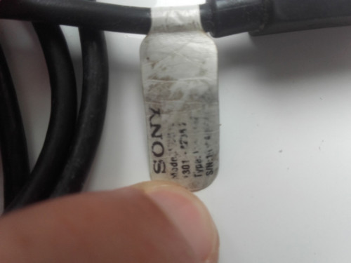 Kabel USB microUSB SONY, 95cm, czarny, używany