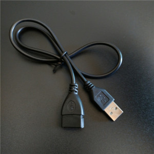 Przedłużacz USB 2.0, kabel długości 59cm NOWY czarny