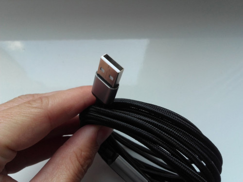 Przedłużacz USB 2.0, kabel długości 3m, 300cm, metalowe końcówki, plec