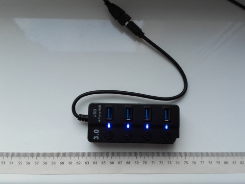 Hub USB 3.0 z przełącznikami, rozdzielacz USB 3.0 na 4 porty USB NOWE