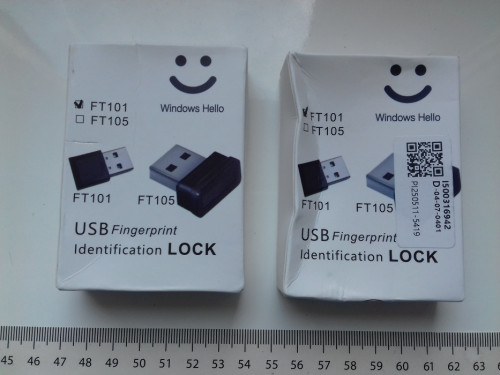 Czytnik linii papilarnych USB, Windows Hello Fingerprint NOWY FT101 V1