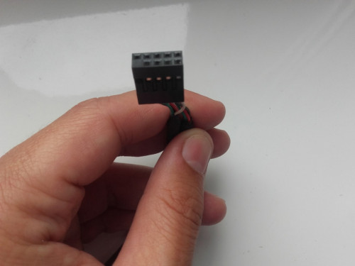 Adapter przejściówka USB 2.0 na USB 3.0 na płycie głównej, 30cm, używa