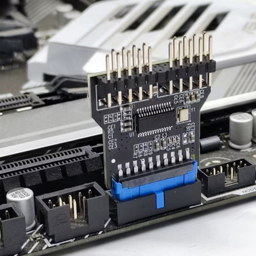 Adapter przejściówka rozdzielacz z USB 3.0 na 2xUSB 2.0 na płycie głów