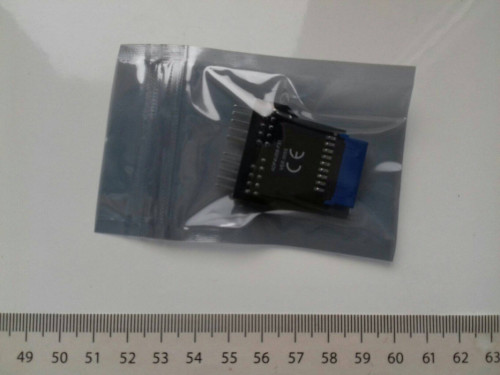 Adapter przejściówka rozdzielacz z USB 3.0 na 2xUSB 2.0 na płycie głów