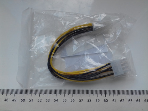ATX EPS CPU z 4Pin męski na 8Pin żeński, EPS Adapter kabla zasilająceg