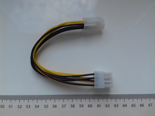 ATX EPS CPU z 4Pin męski na 8Pin żeński, EPS Adapter kabla zasilająceg