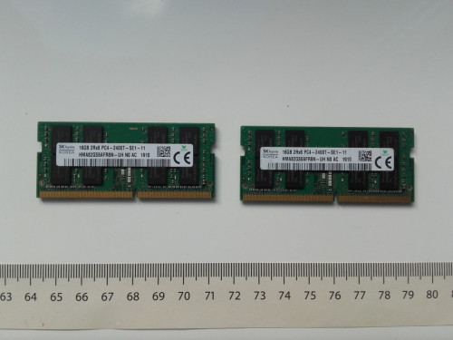 SK hynix DDR4 2x16GB = 32GB, PC4 2400T, RAM laptopowy, HMA82GS6AFR8N-U