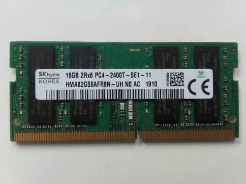 SK hynix DDR4 2x16GB = 32GB, PC4 2400T, RAM laptopowy, HMA82GS6AFR8N-U