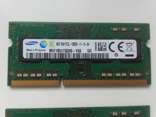 RAM DDR3, PC3L, Samsung 8GB =2x4GB, 1600MHz, 12800S, Sprawne, używane