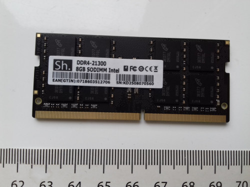 Sh. DDR4 8GB, PC4 2666, RAM laptopowy, SO-DIMM Intel, Micron, przetest