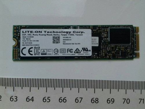 Zablokowany hasłem Dysk SSD LITE-ON, 256GB, M.2 SATA, CV3-8D256, 66016