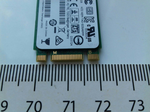 Dysk SSD 32GB M.2 SATA, SanDisk U110 2242, 3.3V 0.35A