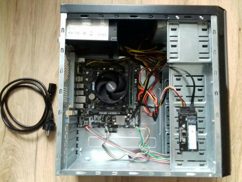 Komputer Asus Prime A320M-R AM4 + Ryzen 3 2200G + RAM 16GB DDR4 + SSD
