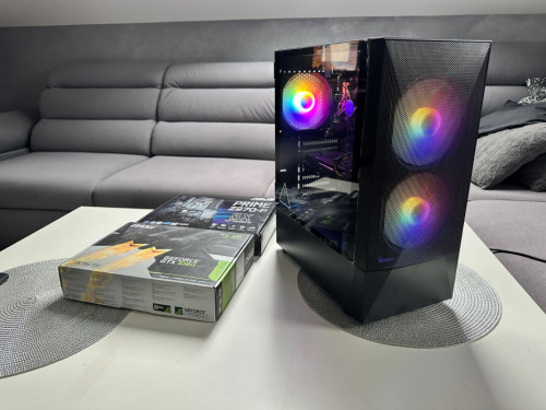Komputer Gamingowy RGB i5 - 7400, gtx 1060 6GB, 16gb ram ddr4 ssd +hdd