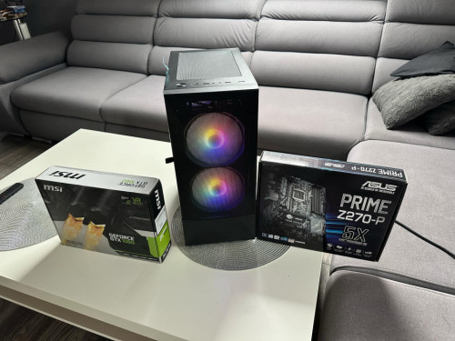 Komputer Gamingowy RGB i5 - 7400, gtx 1060 6GB, 16gb ram ddr4 ssd +hdd