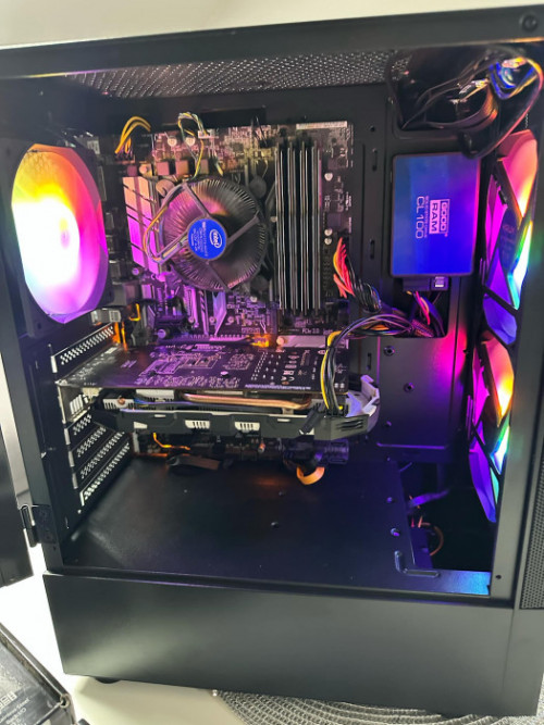 Komputer Gamingowy RGB i5 - 7400, gtx 1060 6GB, 16gb ram ddr4 ssd +hdd