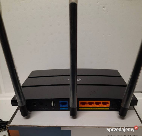 LaptopHP i TP LINK Dwupasmowy Gigabitowy Router BezprzewodowyAC1200