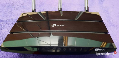 LaptopHP i TP LINK Dwupasmowy Gigabitowy Router BezprzewodowyAC1200