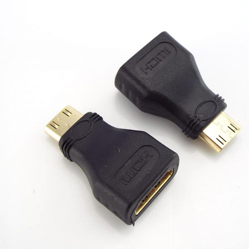 MiniHDMI Adapter do HDMI, Mini HDMI wtyk męski do HDMI żeński