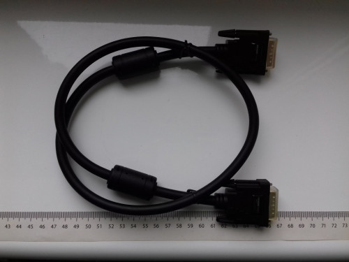 Kabel AmazonBasic DVI-D Dual Link, 24+1, 90cm, 0,9m, kolor czarny, Now