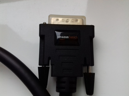 Kabel AmazonBasic DVI-D Dual Link, 24+1, 90cm, 0,9m, kolor czarny, Now