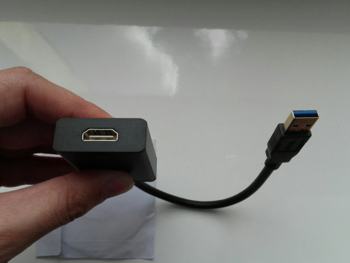 Adapter USB 3.0 na HDMI adapter do monitora lub TV + sterownik