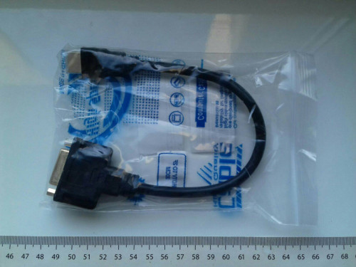 DVI do HDMI 24+5 Adapter-kabel, HDMI - DVI-D Dual-Link, Converter 2560